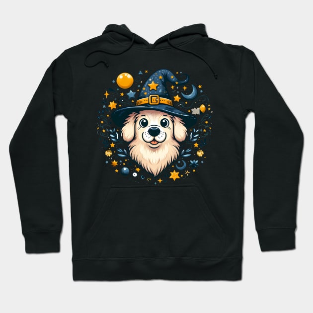 Funny Magician Dog Hoodie by Diwa